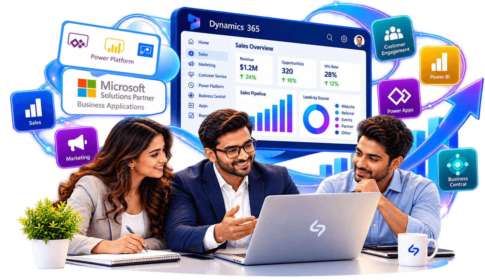 Dynamics 365 experts in discussion