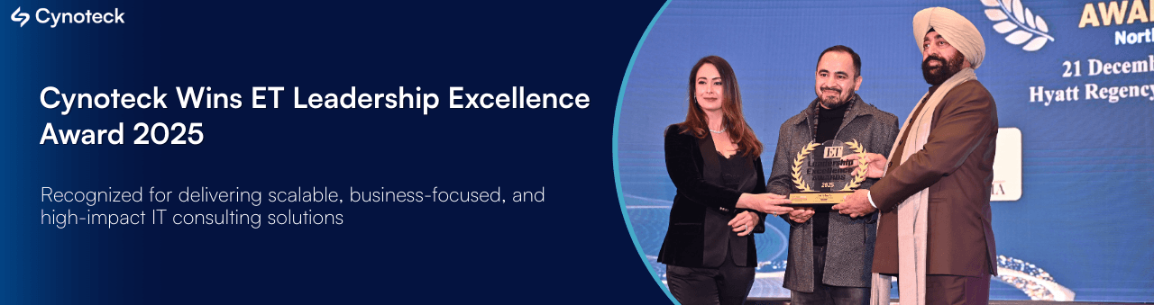 Cynoteck Technology Solutions Wins ET Leadership Excellence Award 2025 for Excellence in IT Consulting and Solutions