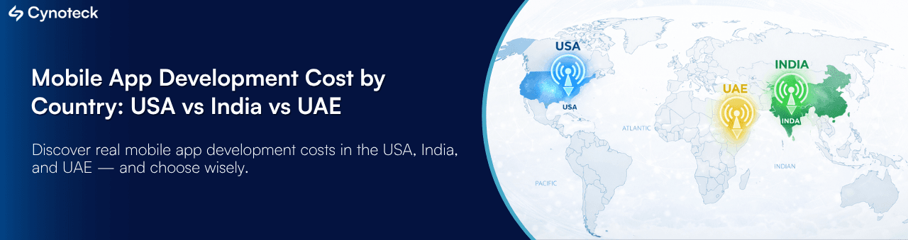 Mobile App Development Cost by Country: USA vs India vs UAE (2026)