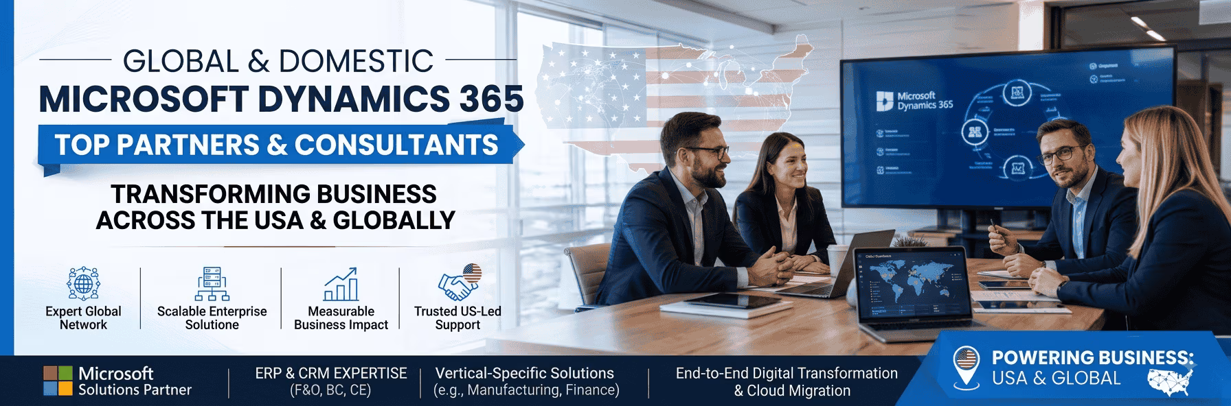 Top Microsoft Dynamics 365 Partners & Consultants in the USA 2026