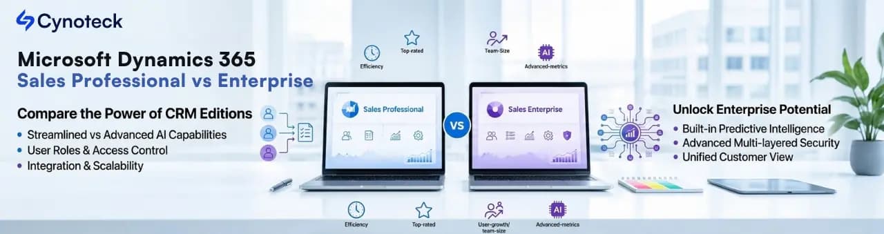 Microsoft Dynamics 365 Sales Professional vs Enterprise