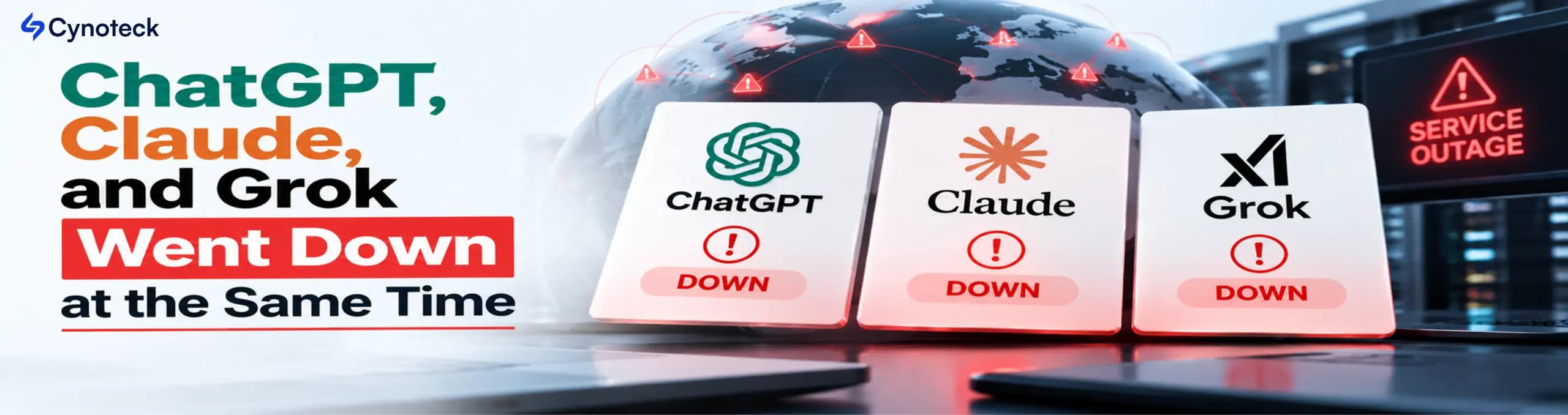 ChatGPT, Claude, and Grok Went Down at the Same Time