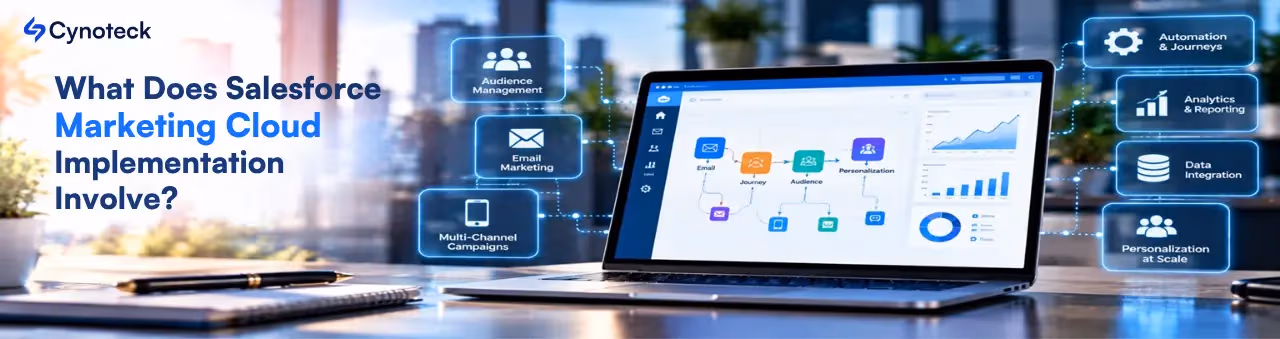 Salesforce Marketing Cloud implementation process and features